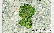 Satellite Map of Pingyuan, lighten