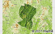 Satellite Map of Pingyuan, physical outside