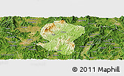 Physical Panoramic Map of Pingyuan, satellite outside