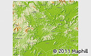 Physical 3D Map of Qingyuan