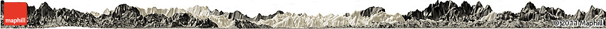 Shaded Relief Horizon Map of Qingyuan, darken Shaded Relief Horizon Map of Qingyuan, darken
