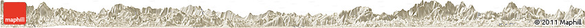 Shaded Relief Horizon Map of Qingyuan