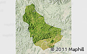 Satellite Map of Qingyuan, lighten