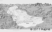 Gray Panoramic Map of Qingyuan