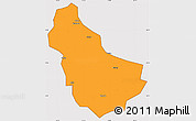 Political Simple Map of Qingyuan, cropped outside