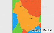 Political Simple Map of Qingyuan