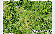 Satellite 3D Map of Qujiang