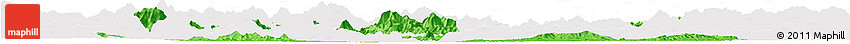 Political Horizon Map of Qujiang, single color outside