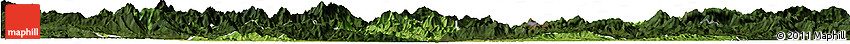 Satellite Horizon Map of Qujiang, darken Satellite Horizon Map of Qujiang, darken