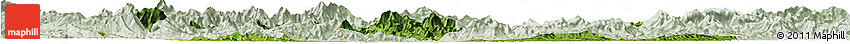 Satellite Horizon Map of Qujiang, lighten Satellite Horizon Map of Qujiang, lighten
