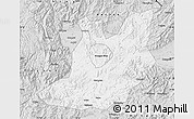 Silver Style Map of Qujiang