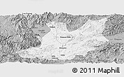 Gray Panoramic Map of Qujiang