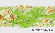 Physical Panoramic Map of Qujiang