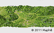 Satellite Panoramic Map of Qujiang