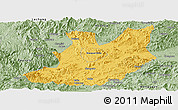 Savanna Style Panoramic Map of Qujiang