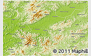 Physical 3D Map of Shixing