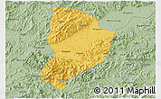 Savanna Style 3D Map of Shixing