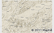 Shaded Relief 3D Map of Shixing