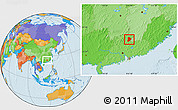 Political Location Map of Shixing