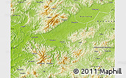 Physical Map of Shixing