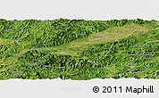 Satellite Panoramic Map of Shixing