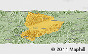 Savanna Style Panoramic Map of Shixing