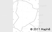 Blank Simple Map of Shixing, no labels