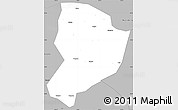 Gray Simple Map of Shixing