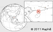 Blank Location Map of Suixi