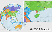 Political Location Map of Suixi
