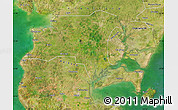 Satellite Map of Suixi
