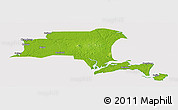 Physical Panoramic Map of Suixi, cropped outside