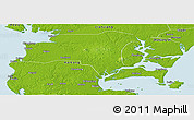 Physical Panoramic Map of Suixi