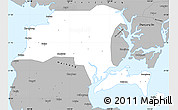 Gray Simple Map of Suixi