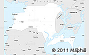 Silver Style Simple Map of Suixi