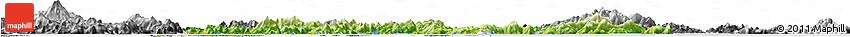 Physical Horizon Map of Taishan, desaturated