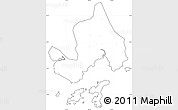 Blank Simple Map of Taishan, cropped outside, no labels