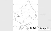 Blank Simple Map of Taishan, cropped outside