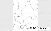 Blank Simple Map of Taishan, no labels