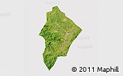 Satellite 3D Map of Wuhua, cropped outside