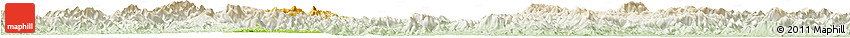 Physical Horizon Map of Wuhua, lighten