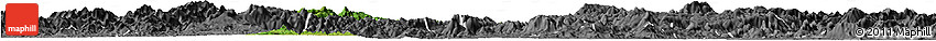 Satellite Horizon Map of Wuhua, desaturated