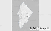 Gray Map of Wuhua, single color outside