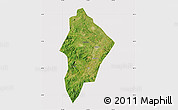 Satellite Map of Wuhua, cropped outside