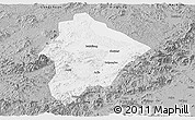 Gray Panoramic Map of Wuhua