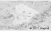 Silver Style Panoramic Map of Wuhua