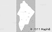 Gray Simple Map of Wuhua