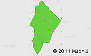 Political Simple Map of Wuhua, cropped outside