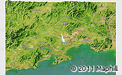 Satellite 3D Map of Yangjiang