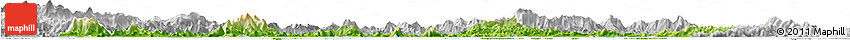 Physical Horizon Map of Yangjiang, lighten, desaturated Physical Horizon Map of Yangjiang, lighten, desaturated